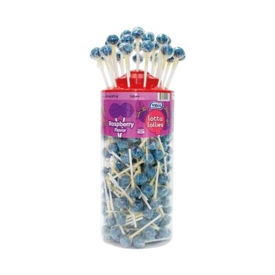 Vidal Lotta Lollies' Blue Raspberry Lollipops