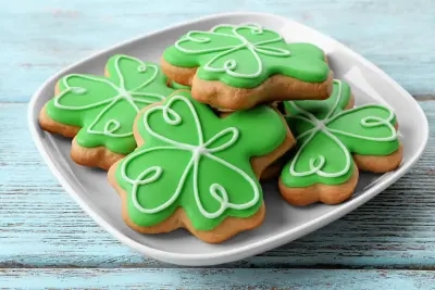 Adorable Shamrock Sugar Cookies
