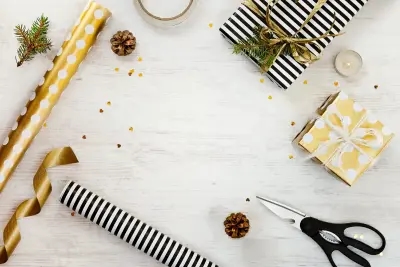 A wrapping station is a brilliant way to take the stress out of your festive preparation and help it all go smoothly!