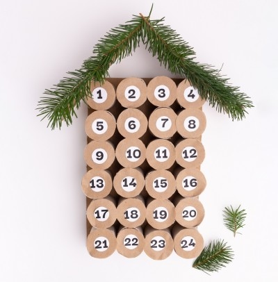 A lovely Christmas craft, that you can fill with whatever Christmas presents you like, this advent calendar is a winner!