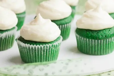 Delicious Green Velvet Cupcakes