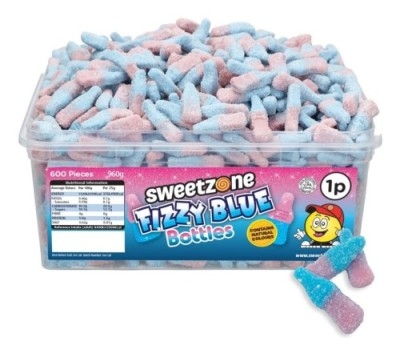 Sweetzone Fizzy Blue Bottles