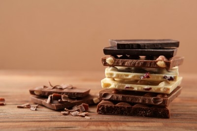 Three different kinds of chocolate
