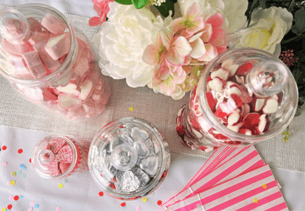 A lovely wedding pick n mix station