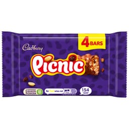 Cadbury Picnic Bar 4 Pack 128g