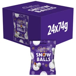 Cadbury Dairy Milk Mini Snowballs Milk Chocolate 80g