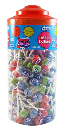Vidal Lotta Lollies Tongue Painter Lollies Tub