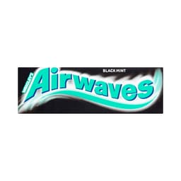 Wrigley's Airwaves Black Mint Sugar Free Chewing Gum 10 Pieces 14g