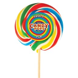 Candy Pops Large Wheel Rainbow Lollipops