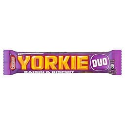 Yorkie Duo Raisin & Biscuit Chocolate Bar 66g