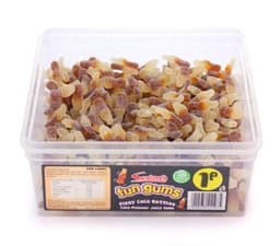 Swizzels Fun Gums Fizzy Cola Bottles 1p Tub