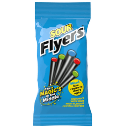 Sour Liquorice Flyers Bags 75g