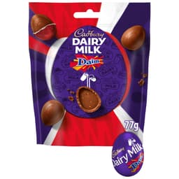 Cadbury Dairy Milk Miniature Daim Easter Egg Bag 77g