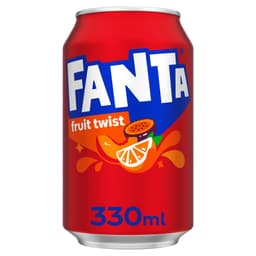 Fanta Fruit Twist Cans 330ml 24 Pack