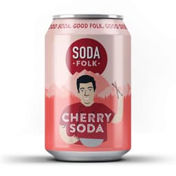 Soda Folk Cherry Soda Can 330ml