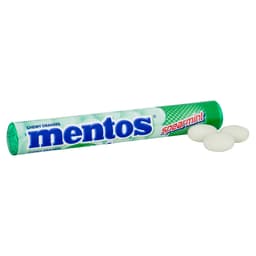 Mentos Spearmint Chewy Dragees Roll 37.5g