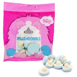 Bonds Mushrooms Treat Bags 50g 50p PMP
