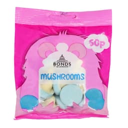 Bonds Mushrooms Treat Bags 50g 50p PMP