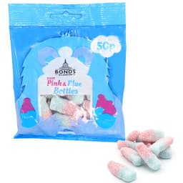 Bonds Fizzy Pink & Blue Bottles Treat Bags 50g 50p PMP