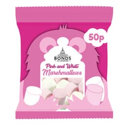Bonds Pink & White Marshmallows Bag 40g 50p PMP