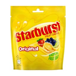 Starburst Vegan Chewy Sweets Fruit Flavoured Pouch Bag 138g