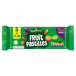 Rowntree's Fruit Pastilles 3 Pack Multipack 42.8g £1.25 PMP