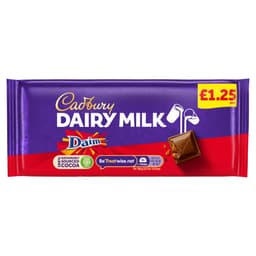Cadbury Dairy Milk Daim 120g £1.25 PMP