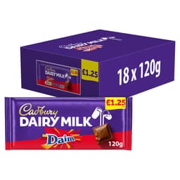 Cadbury Dairy Milk Daim 120g £1.25 PMP