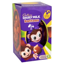 Cadbury Dairy Milk Buttons Chocolate Easter Egg 98g