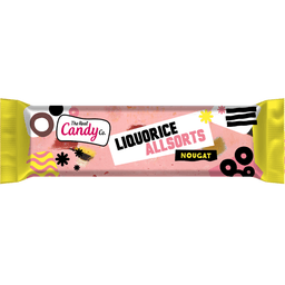 The Real Candy Co. Liquorice Nougat Bars 130g