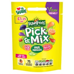Rowntree's Pick & Mix Sweets Sharing Bag 120g PMP £1.25