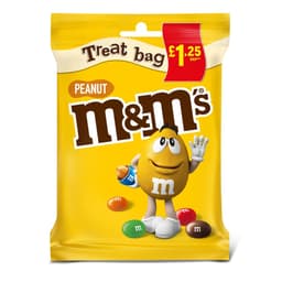 M&M's Crunchy Peanut & Milk Chocolate Bites Treat Bag 82g £1.25 PMP