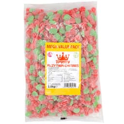 Kingsway Mega Value Range Fizzy Twin Cherries Bag 2.5kg |