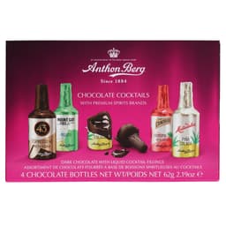 Anthon Berg Chocolate Cocktail Liqueurs 4 Pieces 62g