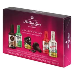 Anthon Berg Chocolate Cocktail Liqueurs 4 Pieces 62g