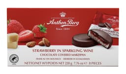 Anthon Berg Strawberry in Wine Chocolate Marzipan 220g