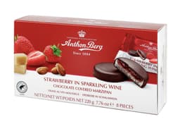 Anthon Berg Strawberry in Wine Chocolate Marzipan 220g