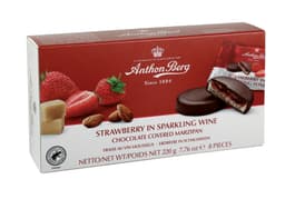Anthon Berg Strawberry in Wine Chocolate Marzipan 220g