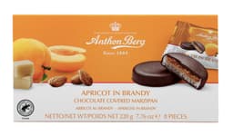 Anthon Berg Apricot in Brandy Chocolate Marzipan 220g