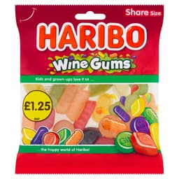 Haribo Wine Gums 140g £1.25 PMP