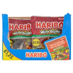 Haribo Wine Gums 140g £1.25 PMP