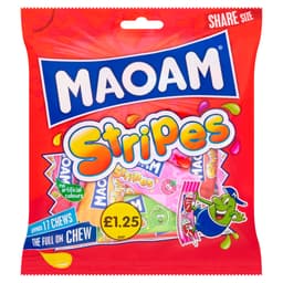 MAOAM Stripes 140g £1.25 PMP