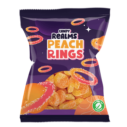 Candy Realms Peach Rings 190g