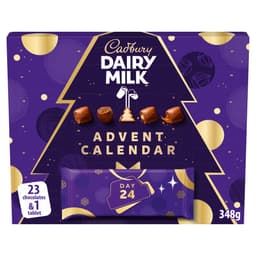 Cadbury Dairy Milk Chocolate Chunk Christmas Advent Calendar 348g