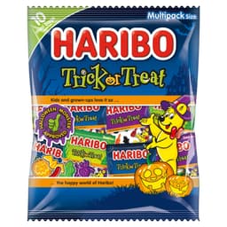 Haribo Trick or Treat Halloween Fruit Flavour Jelly & Foam Sweets Multipack 160g