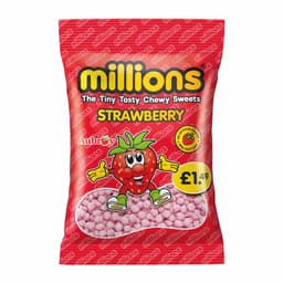 Millions Strawberry Bag 110g £1.49 PMP
