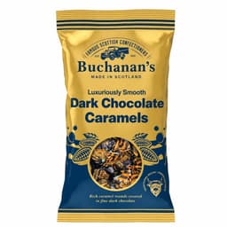 Buchanan's Luxuriously Smooth Dark Chocolate Caramels Bag 110g