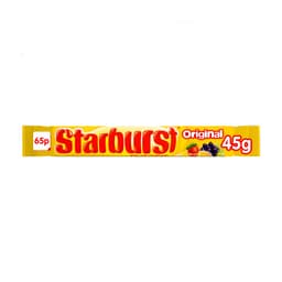 Starburst Vegan Chewy Sweets Fruit Flavoured Bag £0.65 PMP 45g