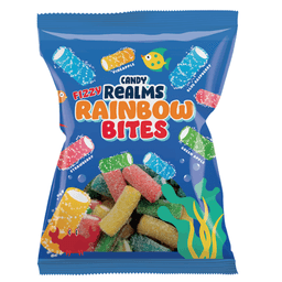Candy Realms Fizzy Rainbow Bites Bag 170g