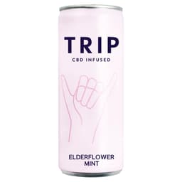 Trip CBD Infused Elderflower Mint Drink Can 250ml